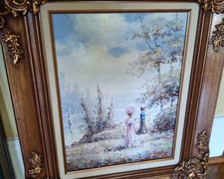 Original oil by Du Bois