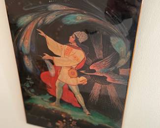 Beautiful hand-painted Russian Palekh