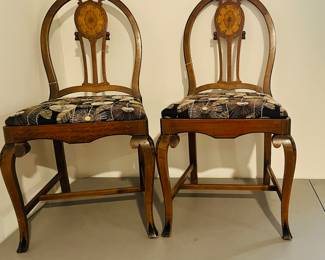 Art Deco chairs, recent upholstered!