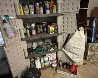 Pool chemicals, pesticides, weed and grass eliminator