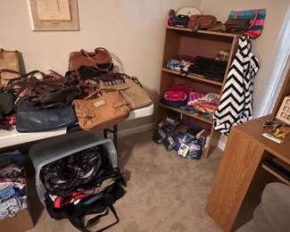 Purses, tote bags, makeup bags