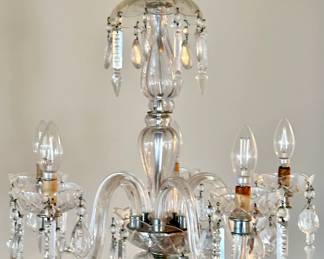 Vintage Georgian Style Cut Crystal 5-Light Chandelier
Lot #: 69