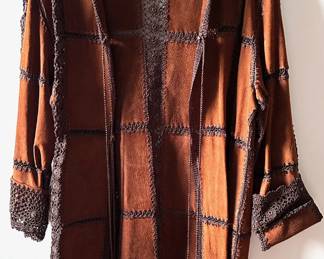 Vintage 1970s Patchwork Leather Coat, Size Extra Large
Lot #: 205