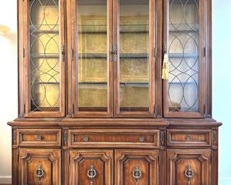 Vintage Breakfront China Cabinet With Cutlery Drawer
Lot #: 24