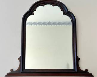 Antique Small Solid Wood Vanity Mirror
Lot #: 75