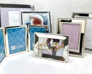 6 New Chrome Picture Frames By Nicole Miller, Lane, Parisian Home & More
Lot #: 213