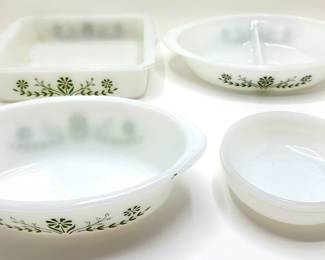 Set 4 Vintage Glasbake Casserole Dishes
Lot #: 165