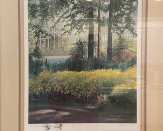 Original artwork by Alexander B. Kalinin, numbered 18/200 “Confederate Daisies at Callaway”