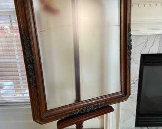 Easel and frame
