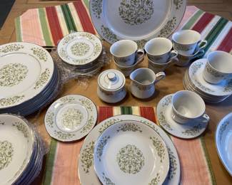 Golden Scroll by Cotillion by International China, Japan, 8 place settings and other pieces, see list