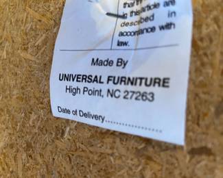 Universal Furniture Co of High Point, NC dining table and chairs and China Cabinet