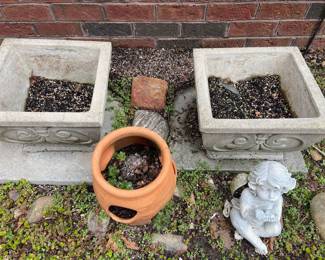 Concrete planters
