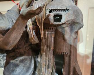 Metal fountain, I believe the artist is Alfred Jean Foretay