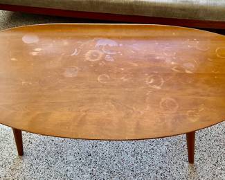 MCM Conant Ball Surfboard Coffee Table wear from usage ! 