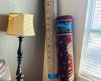 Rugs to go.  Feel free to unroll them at your home.
