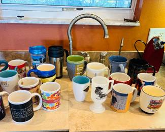 What a surprise.  Coffee cups at an Estate Sale.