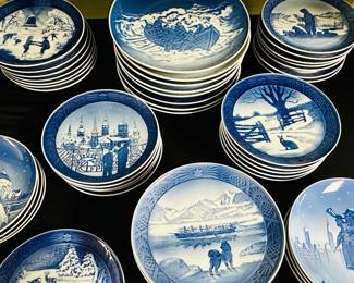 Royal Copenhagen plate collection 