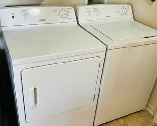 Washing machine 
Electric dryer 