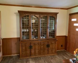 China cabinet.