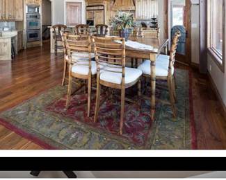 Rug excluded from sale