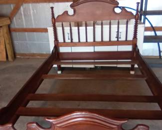Walnut full size bed