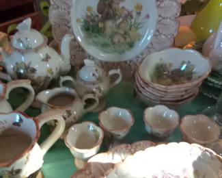 Bunny Rabbit dishes from Cracker Barrel