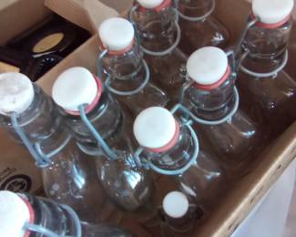 Different styles and sizes of bottles