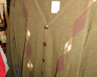 Men's Izod Cardigan Sweater