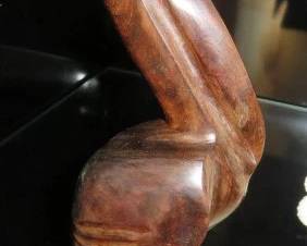 Hand Carved Wood Pelican