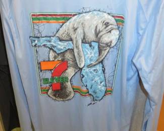 7 Eleven Florida Manatee Long Sleeve Shirt