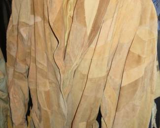 Vintage Patchwork Suede Jacket