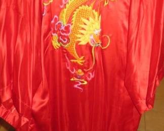Vintage Silk Chinese Robe