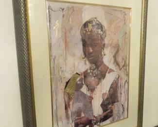 Framed Art Print Titled, "Tranquility" by Marta Gottfried Wiley