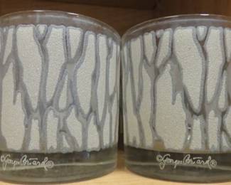 Vintage Georges Briard Old Fashion Glasses