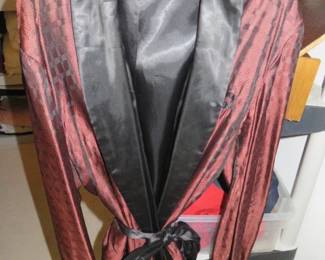 Vintage Men's Silm Smoking Robe/Jacket