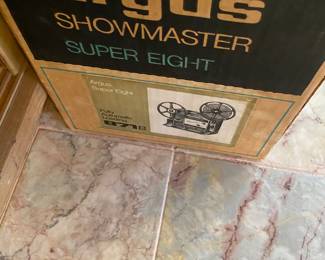 Vintage Argus Showmaster Super 8 Moving Projector with Box