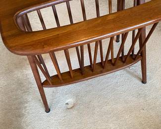 Front View of Magazine Rack