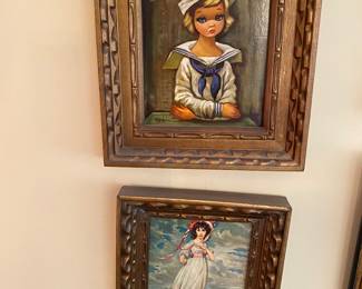 Mid Century Original Sailor Girl BIG EYE by EDEN