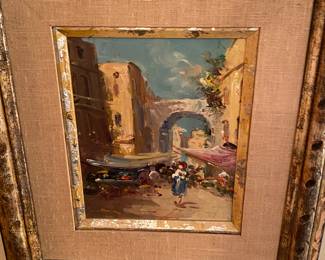Original Oil Paintings.Framed