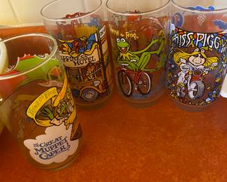 Vintage 1981 The Great Muppet Caper Drinking Glasses