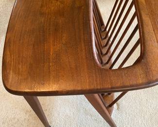 Mid Century Modern (1964) Arthur Umanoff, Side Table with Magazine Rack