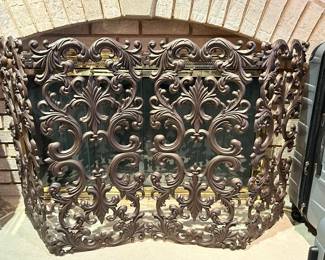 Fancy fireplace screen ~