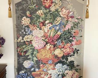 Large floral Tapestry ~