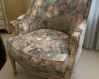 Floral arm chair, 2 available