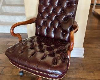 Leather office chair ~