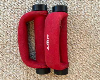 Hand weights with extra weights ~