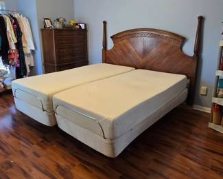 Tempurpedic King Size adjustable bed