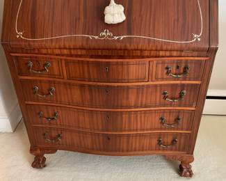 Slant front desk