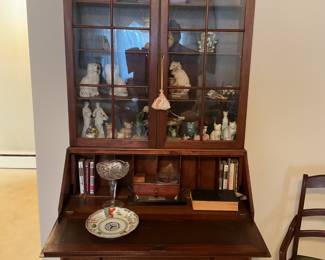 Queen Anne Style slant front secretary