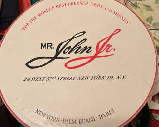 Various hat boxes